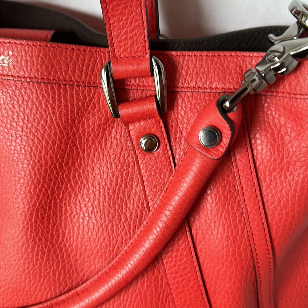 🇮🇹Authentic Gucci Vintage Abbey Tote Calfskin Leather Handbag/Shoulder Bag. - Picture 3 of 15